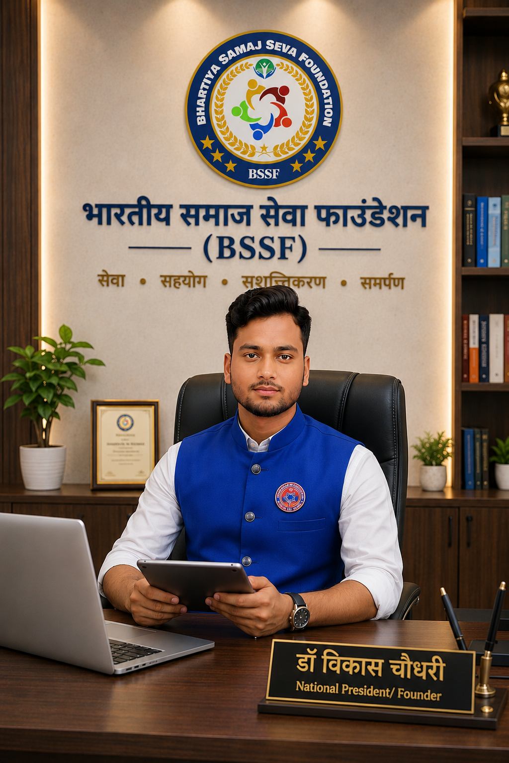 डॉ विकास चौधरी डायरेक्टर फाउंडर BSSF ट्रस्ट